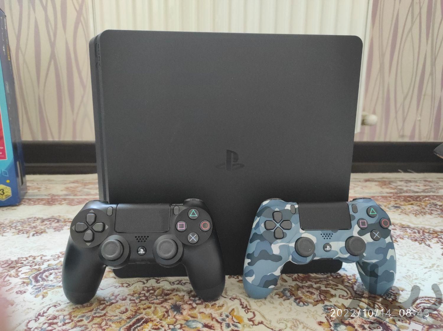 PS4 اسلیم ۱ترابایت به همراه ده بازی 