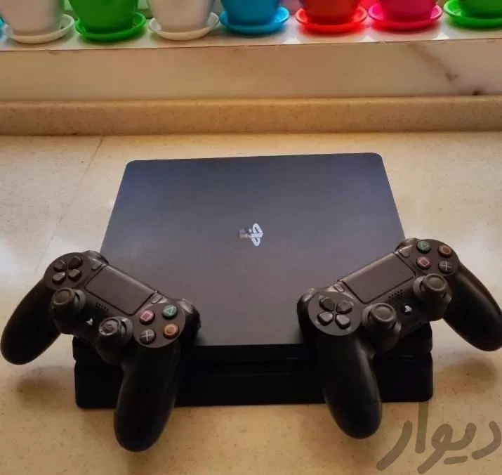 ps 4 slim 1tra دو دسته