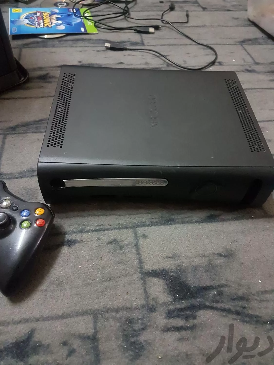 ایکس باکس xbox 360 با هارد بازی و دسته اصلی