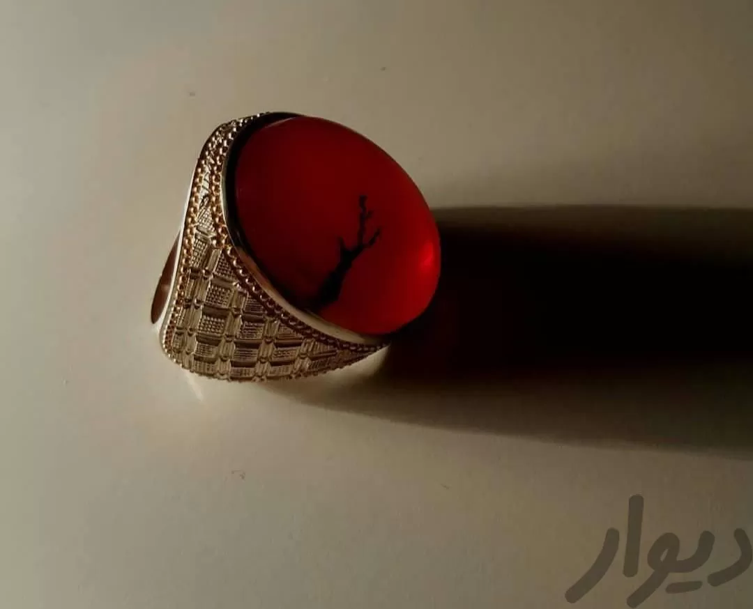 سرخ یمنی طلافدیوم سفارشی استاد علی محمدی