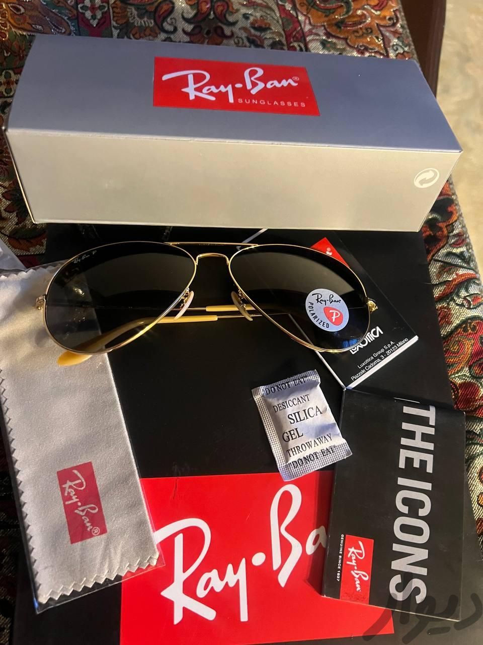 عینک آفتابیRayBan ابی/خاکستری ریبن مدل RB3025