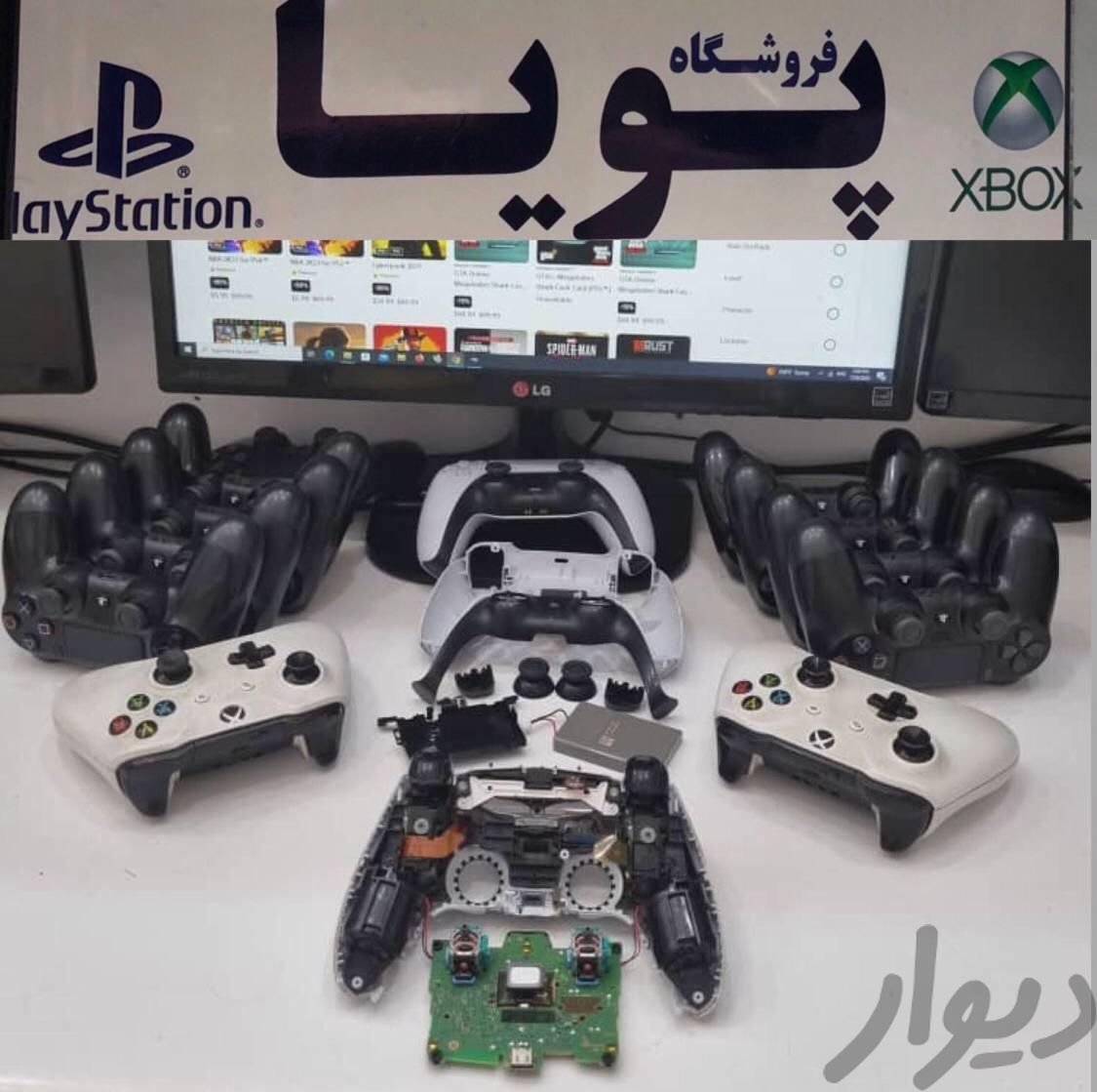 پلی استیشن دسته ps5 4 3بازی نصب نیازبه تعمیرxbox