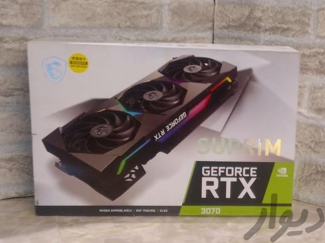 کارت گرافیک MSI RTX 3070 SUPRIM  8G با گارانتی