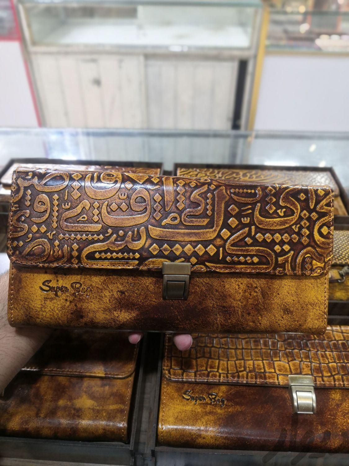 کیف دستی چرم گاوی